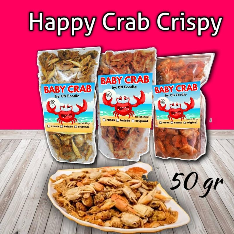 

Baby Crab Crispy Renyah !!! Makanan Virall 2022 Hits Kekinian (Premium Quality) TOP 1