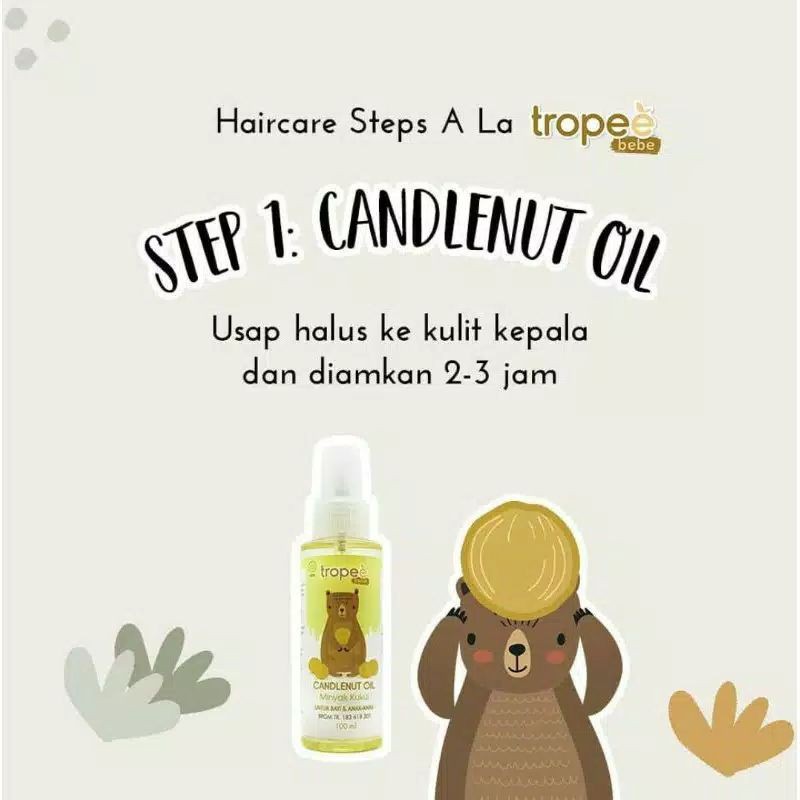 MINYAK KEMIRI SHAMPO HAIR LOTION KEMIRI SHAMPO LOTION RAMBUT BAYI TROPEE BEBE HAIR LOTION