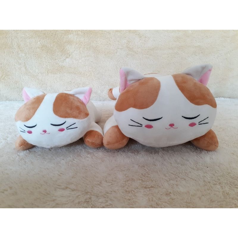 BONEKA KUCING BERSUARA DAN TANPA SUARA LUCU / BONEKA KUCING BERSUARA TERMURAH TERLARIS