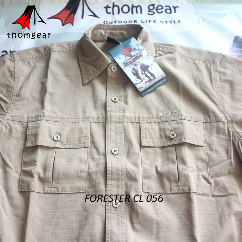 Thomgear Kemeja Pdl Linen Ripstop Forester Cl 056 Kemeja Outdoor Thomgear