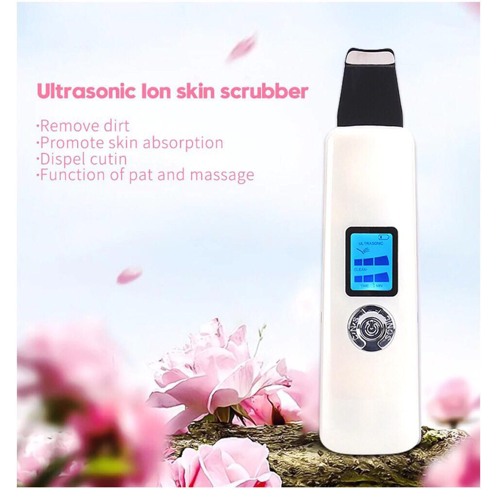 Face skin scrubber Pembersih wajah ultrasonic skin scrubber angkat kulit mati kerutan minyak wajah