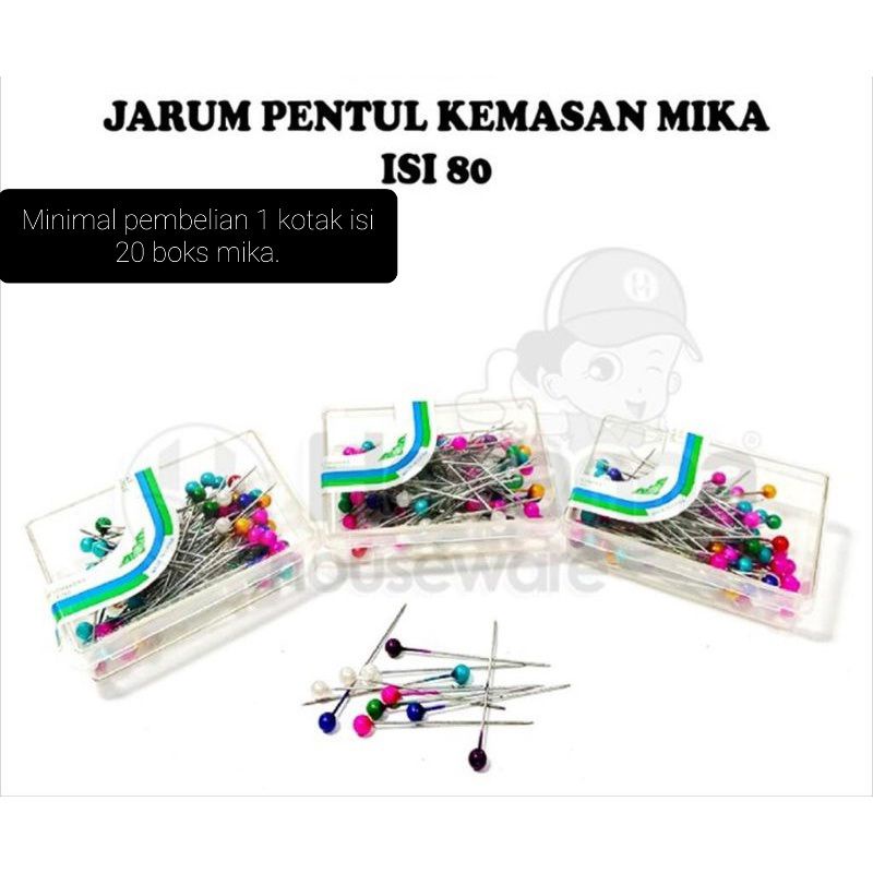 JARUM PENTOL MICKA ISI 80pcs jarum pentol 1BOK ISI 20KOTAK