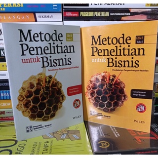 Paket Metode Penelitian Bisnis edisi 6 Buku 1 dan 2 By Uma Sekaran