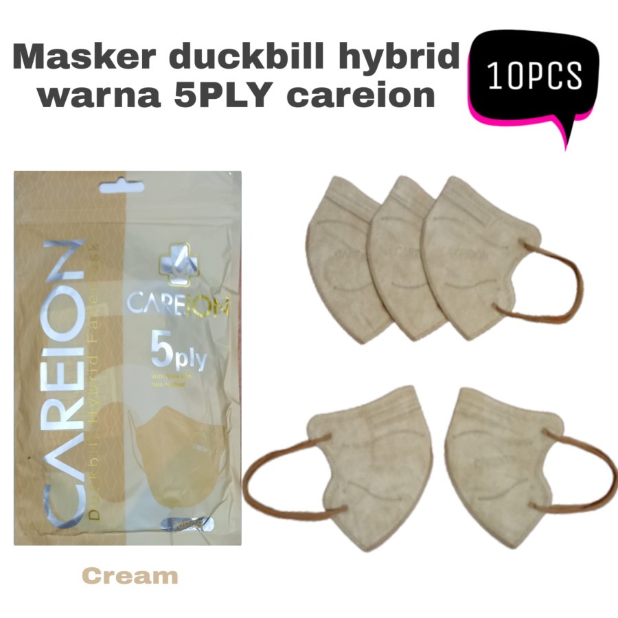 MASKER KN 95 PRO HYBRID 5PLY EMBOS PREMIUM QUALITY ISI 10 MODEL KOREA