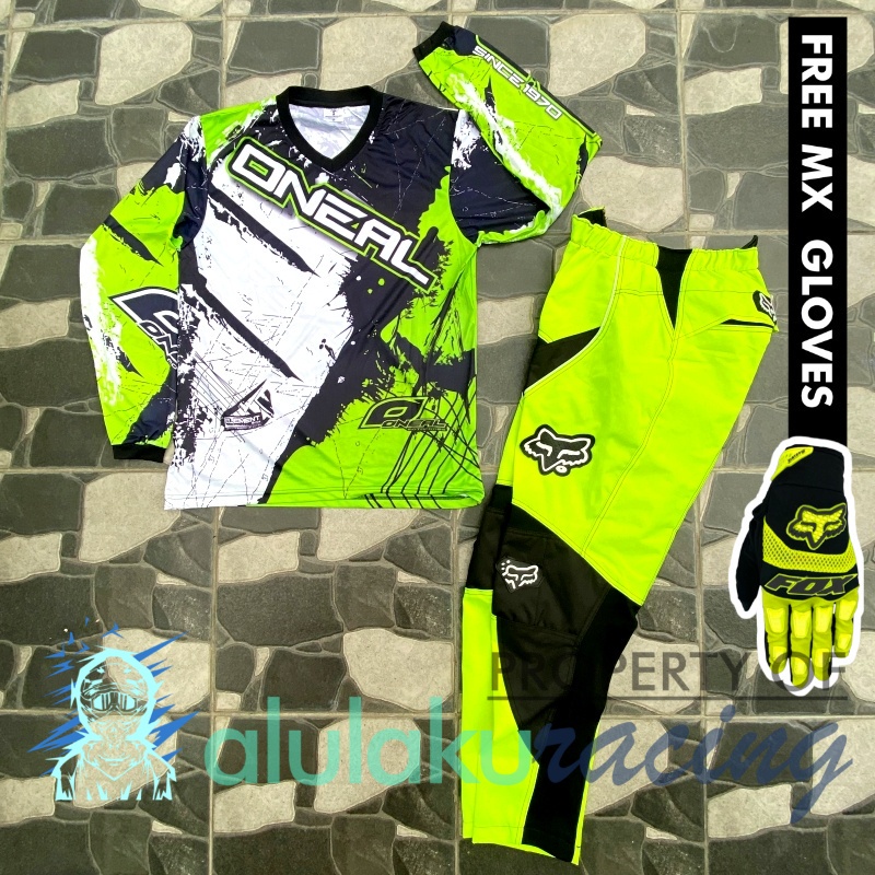 Jersey &amp; Celana MX Trail Motocross - Paket Bundling ONCT0404-F44