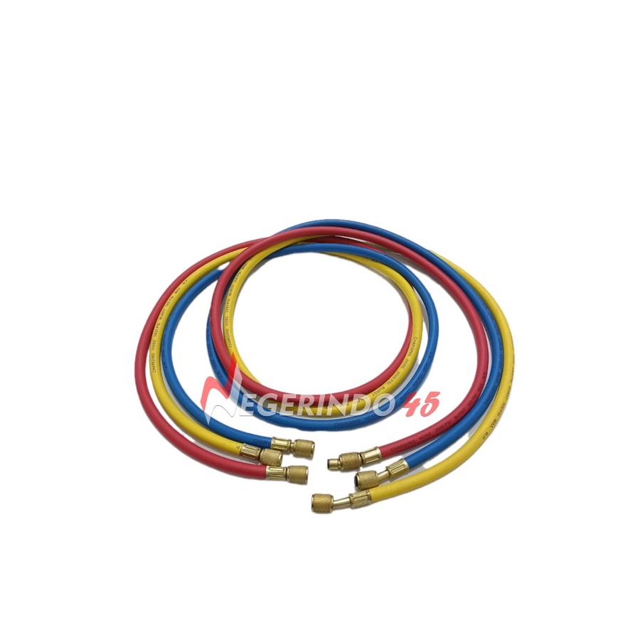 Selang isi Freon Selang Manifold R22 180cm 150cm / refrigeration charging hose 3pcs/set