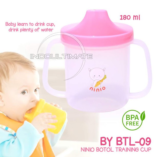 NINIO Botol Training Cup/ Botol Minum Bayi / Dot Minum Bayi / Dot Bayi / Tempat Minum Anak BY BTL-09