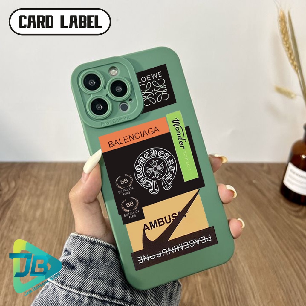 SOFTCASE CASE SILIKON PROCAMERA CARD LABEL OPPO VIVO SAMSUNG REALME XIAOMI IPHONE INFINIX ALL TYPE JB5639