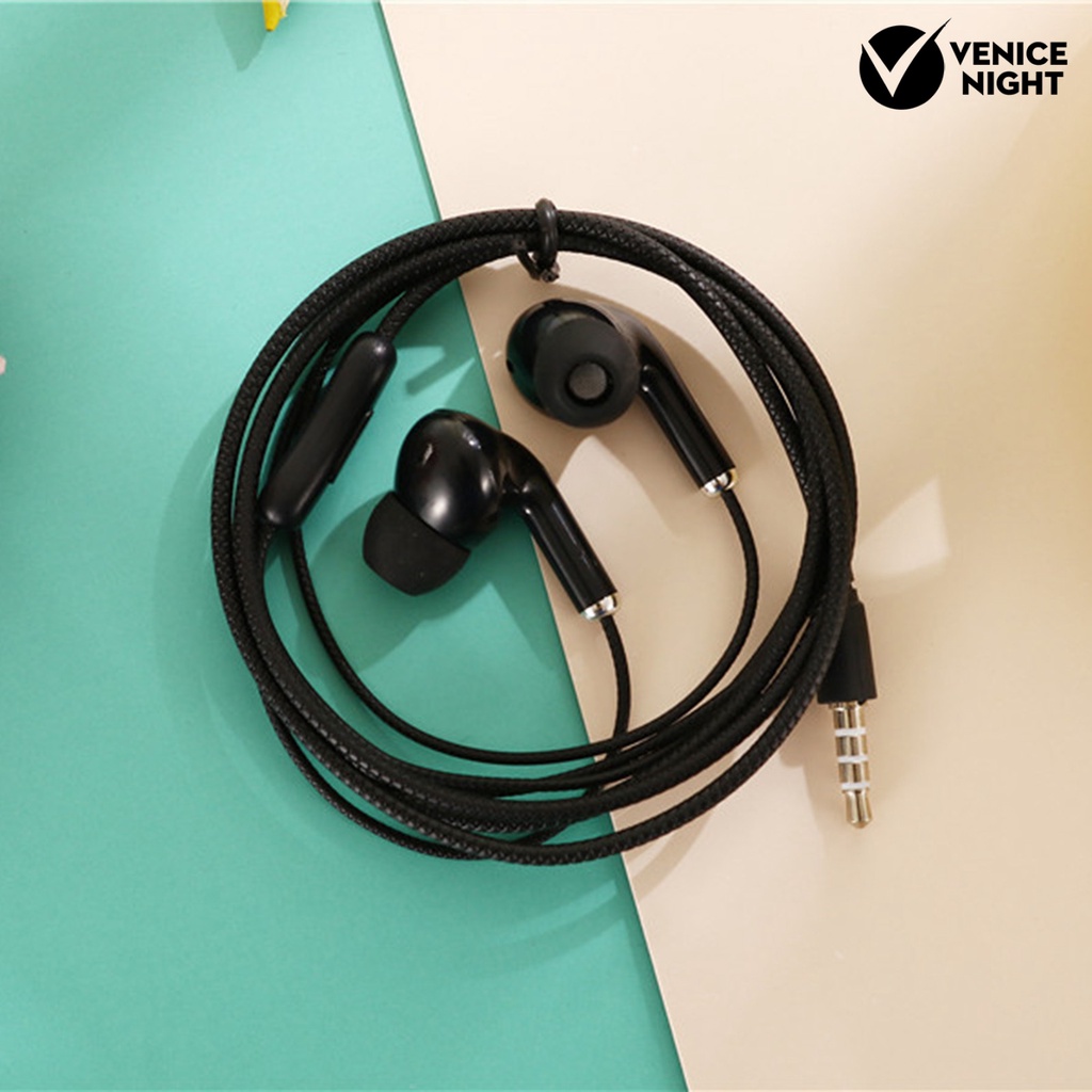 (VNEP) (Berkabel) U38 Earphone In ear Kabel 3.5mm Warna Macaron Dengan Mic Untuk Olahraga