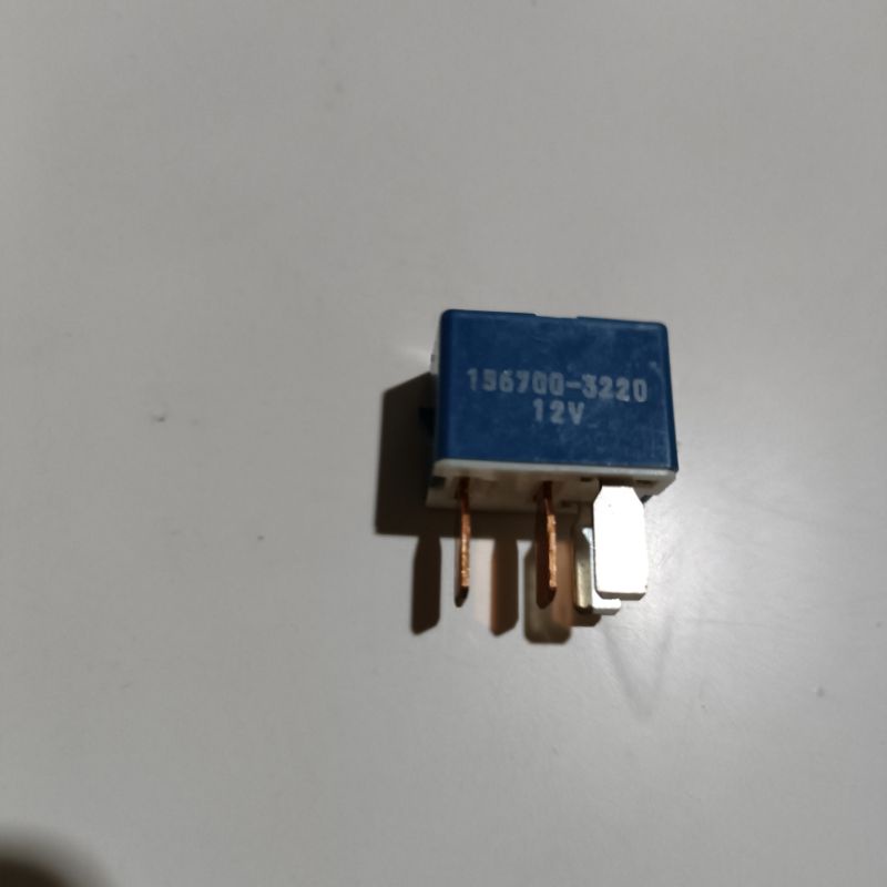 Relay AC biru 12V kaki 4 30a