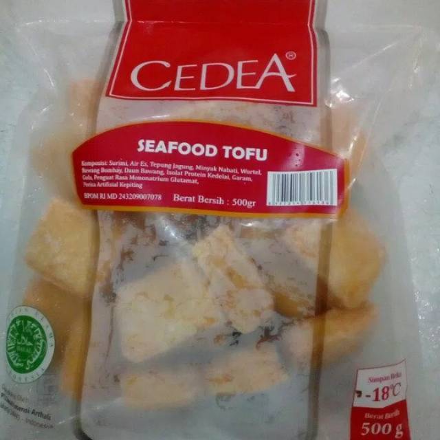 

Cedea seafood tofu 500 gram