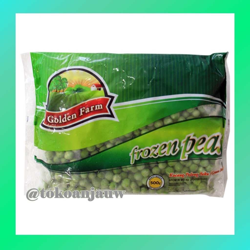 

Golden Farm Green Peas 500 gr / Kacang Polong Beku