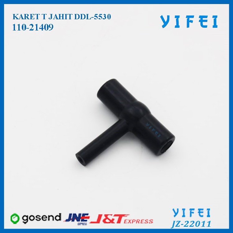 Karet T Sambungan Pipa Oli Mesin Jahit JUKI 110-24109/YIFEI-22011