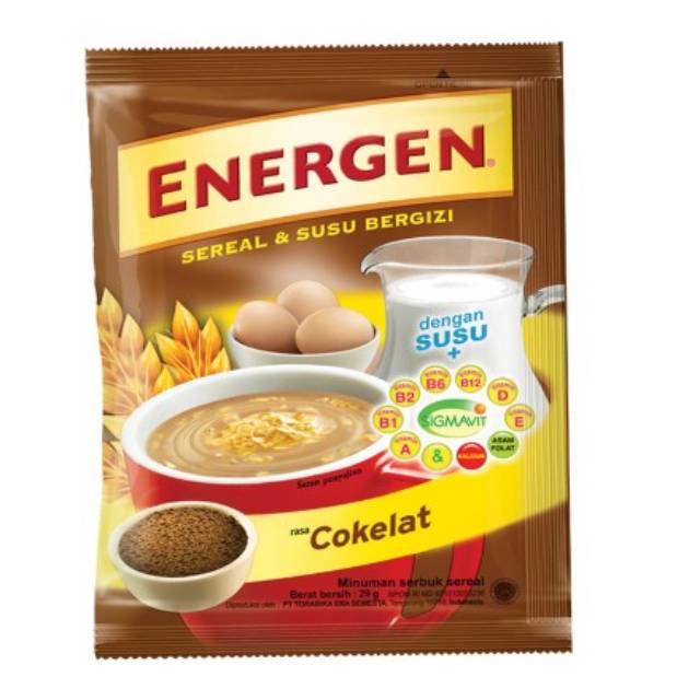 

Energen rasa cokelat isi 29gr harga satuan