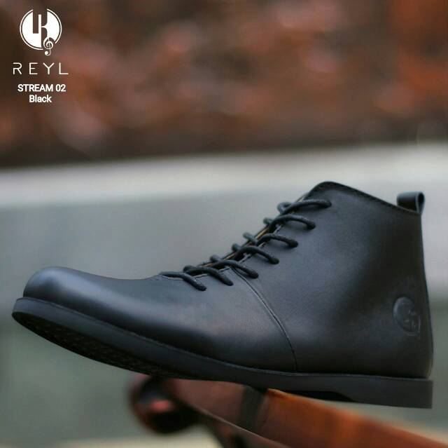 SEPATU FORMAL BOOT KULIT 100% ASLI