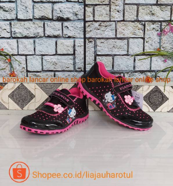 SEPATU ANAK TK HELLO KITTY VIAMOR SIZE 26-35 SPORTY