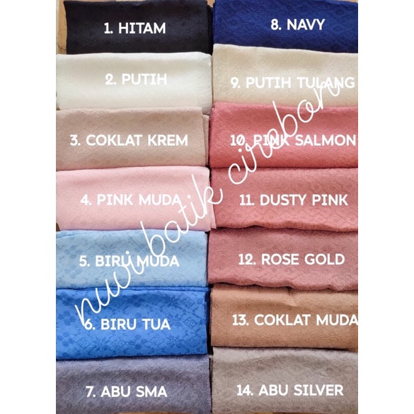 Kain Batik Viscose Polos Premium Viscose Plain