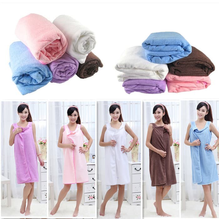 Bath Towel Kimono / Baju Handuk Kimono / Wearable Towel Multifungsi Yashinao (300gr)