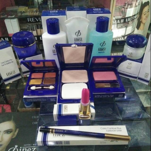 Paket kosmetik inez kulit kering
