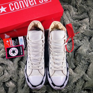  SEPATU  CONVERSE  70s HIGH WHITE  X  OFF  WHITE  PREMIUM BNIB 