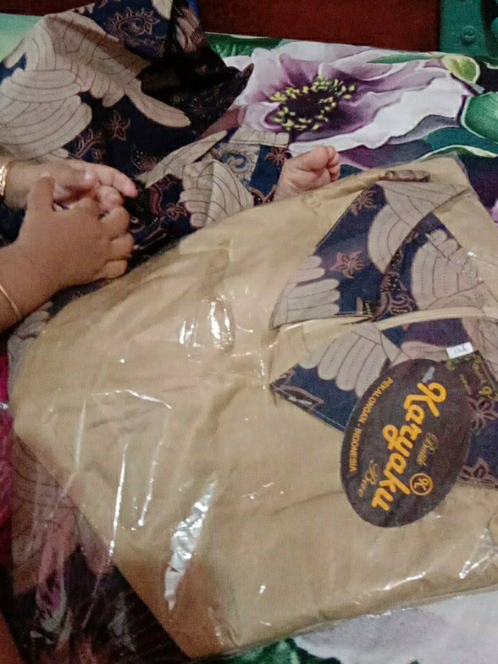 Gamis Batik Kebaya Wanita Couple Pasangan Suami Istri Keluarga Muslim Syari Kekinian Terbaru Nbl08