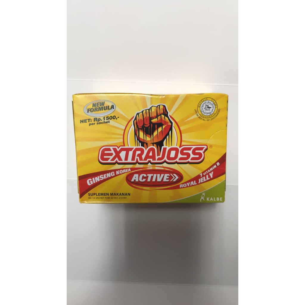 

Extrajoss 1 Pak Box Dus 12 Sachet Sashet Pcs / Extra Joss Grosir