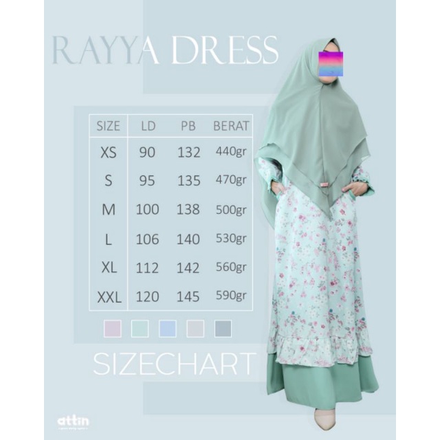 Gamis Rayya Dress By Attin