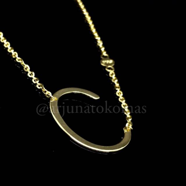 Kalung UBS X Carendelano Inisial C Gold