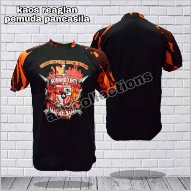 Jual Kaos Reaglan Loreng Pemuda Pancasilakaos Pendek Kombinasi Pp Shopee Indonesia