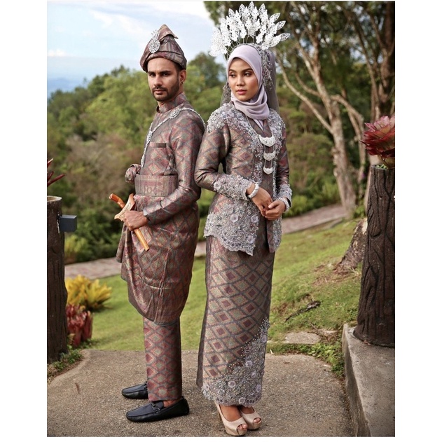 songket palembang songket meteran kebaya / kain songket nikahan / songket semi palembang /  bahan so