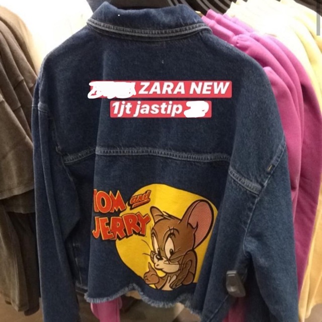 Jaket zara denim