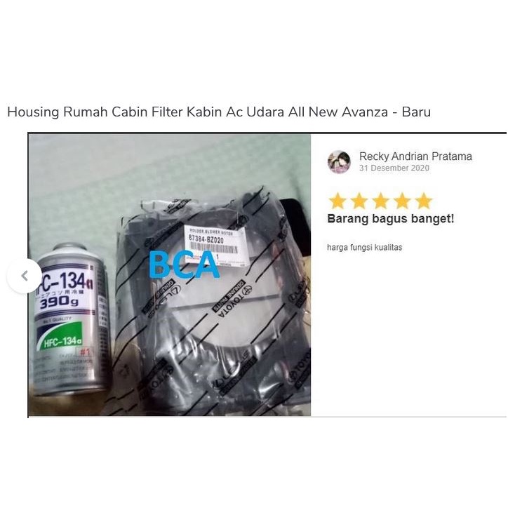 HOUSING RUMAH FILTER AC Mobil Toyota Avanza Xenia Terios Rush Grandmax GRAN MAX