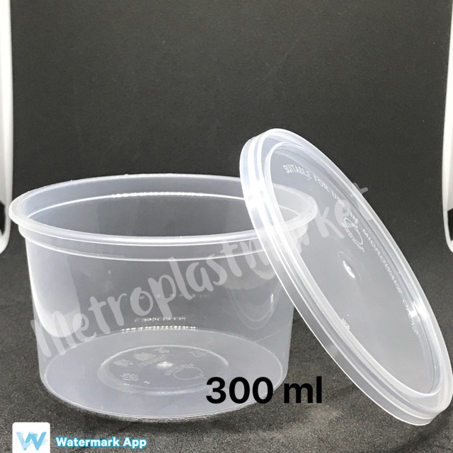 Jual Kotak Makanwadah Plastikthinwallkotak Transparan 300ml Shopee Indonesia 2818