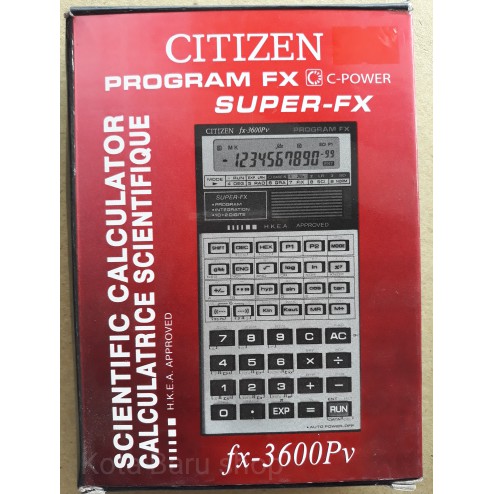 

Terlaris ✨ - Kalkulator Citizen FX-3600Pv Plus ct 36003.1.23