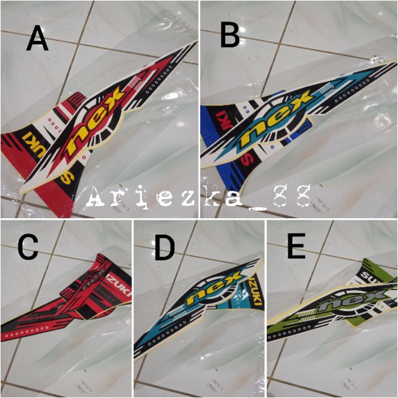Striping Suzuki Nex 2013 | sticker bodi motor nex