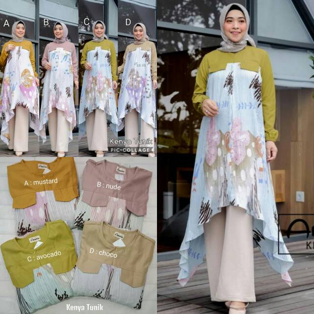 Kenya tunik plisket by Annora