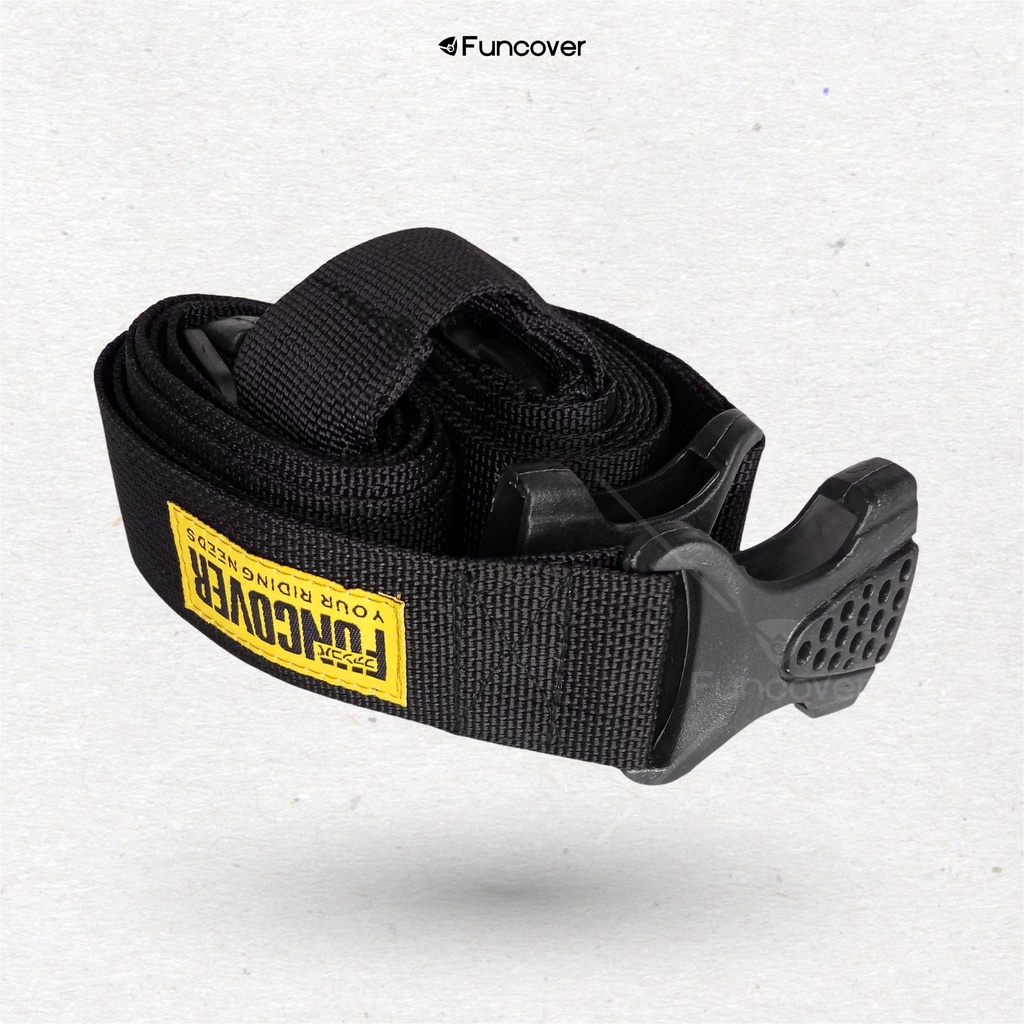 Tali Belt Strap Pengikat Barang 2m Sabuk Kargo Luggage Bagasi Koper by funcover