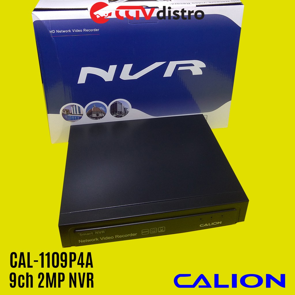 DVR NVR POE Khusus Untuk IP Camera | Support 4ch up to 9ch 2MP IP Camera | Calion CAL-1109P4A