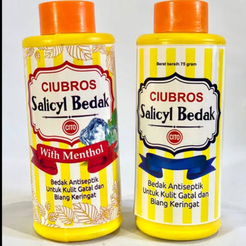 CIUBROS SALICYL BEDAK 50GR I BEDAK BAYI BIANG KERINGAT I OBAT GATAL PADA BAYI