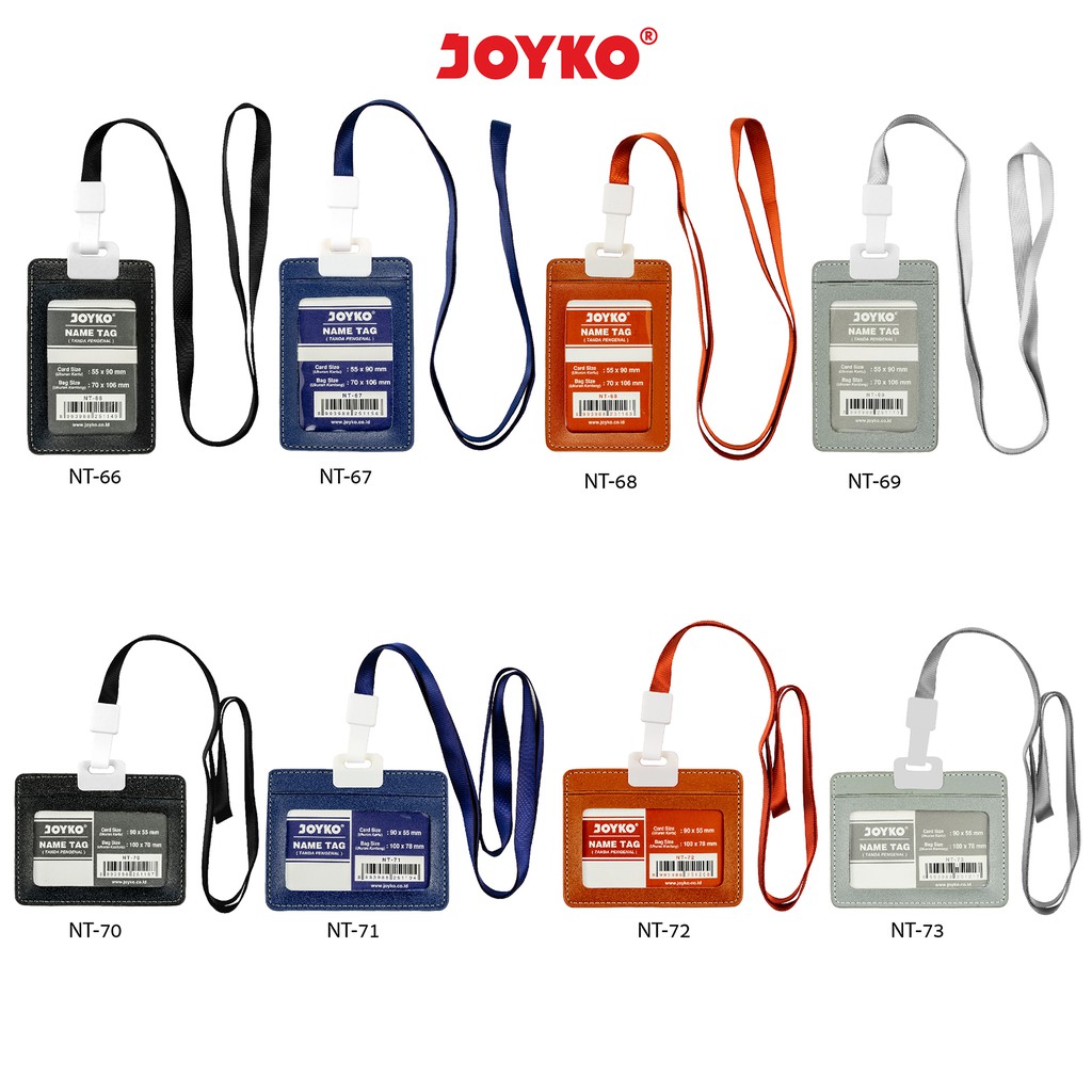 

Joyko Name Tag Tanda Pengenal Gantungan Kartu Nama Kulit