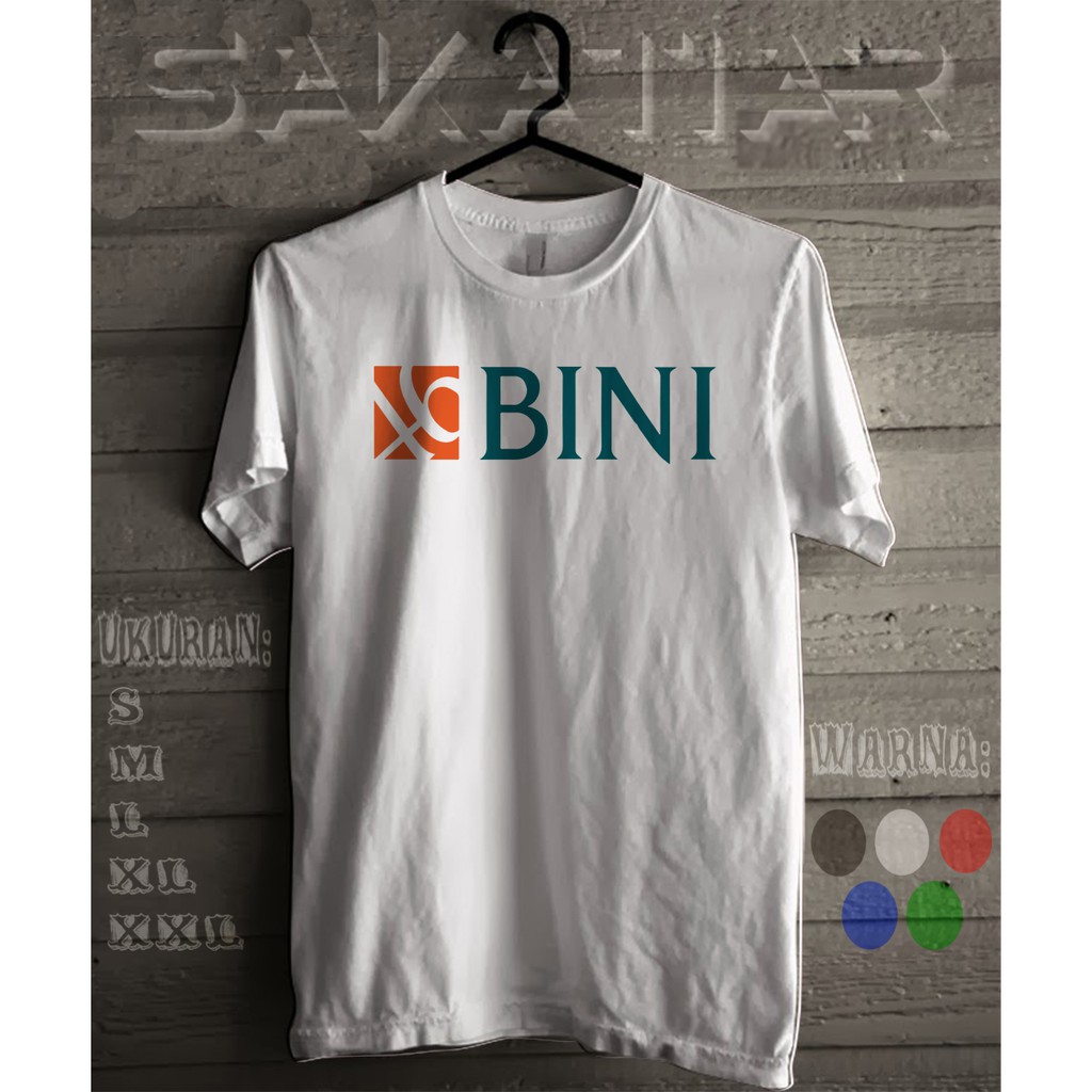 Kaos Distro Murah BINI - Baju Kaos Kata Plesetan