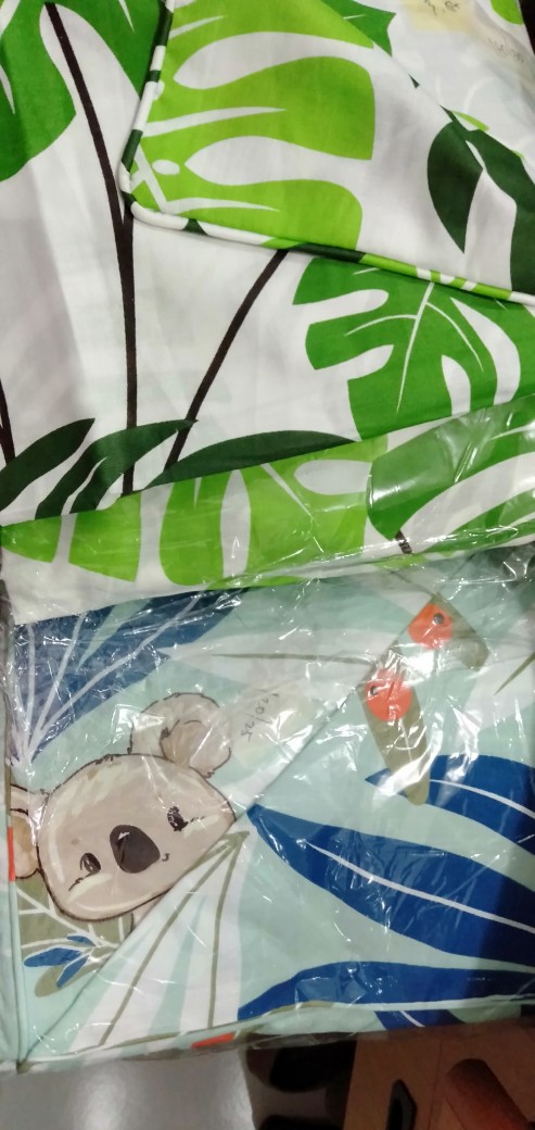 Sprei Motif Monstera Dll Katun Lokal Esra Uk King Queen & Single 180x200 160x200 120x200 100x200 Dll