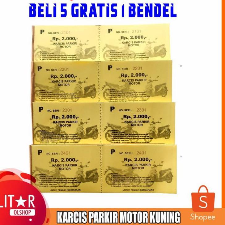 

㍻ Karcis Parkir Motor Kertas Warna Best Seller ㅅ