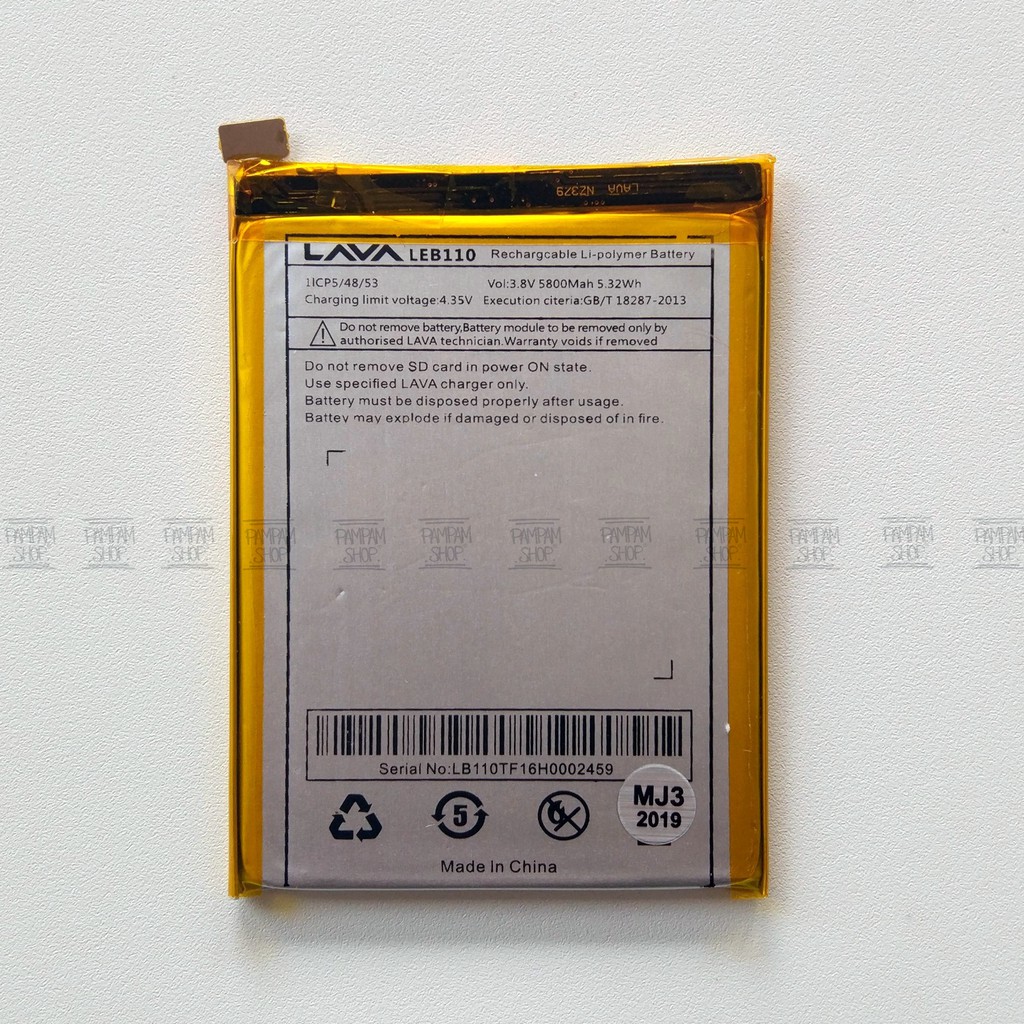 Baterai Lava Iris 870 LEB110 LEB 110 Batre Batrai Battery HP LEB-110