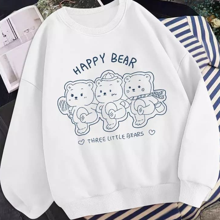 Pro - Happy Bear Sweater - Sweater Hoodie Unisex Terbaru