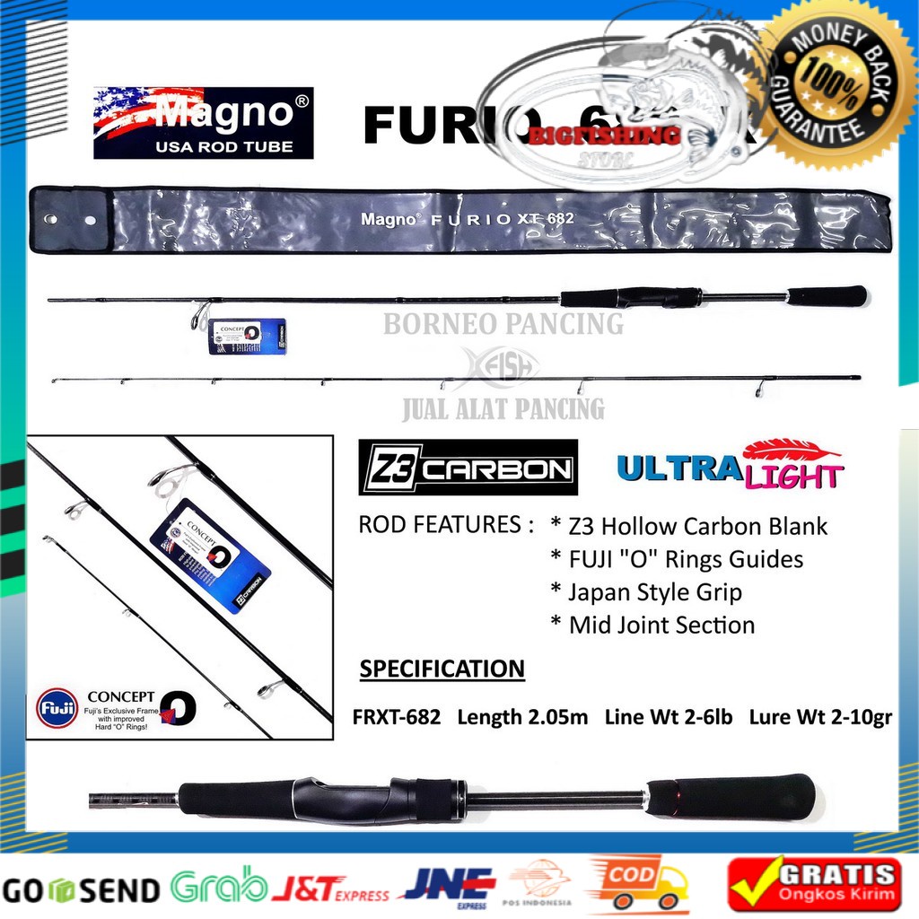 Stik Magno FURIO XT 682UL 2 - 6Lb Ultra Light
