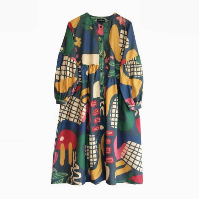 NADJANI Tine Dress Navy