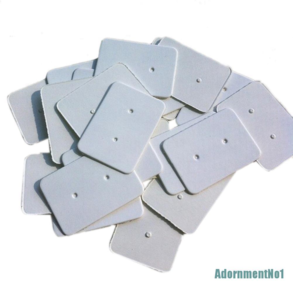 (AdornmentNo1) 100pcs / Set Kartu Display Anting Tusuk Bahan Kertas Kraft Untuk Profesional