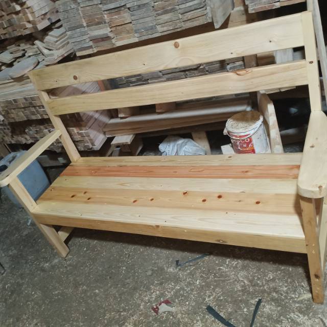 BANGKU PANJANG SANDARAN 150X50X95CM