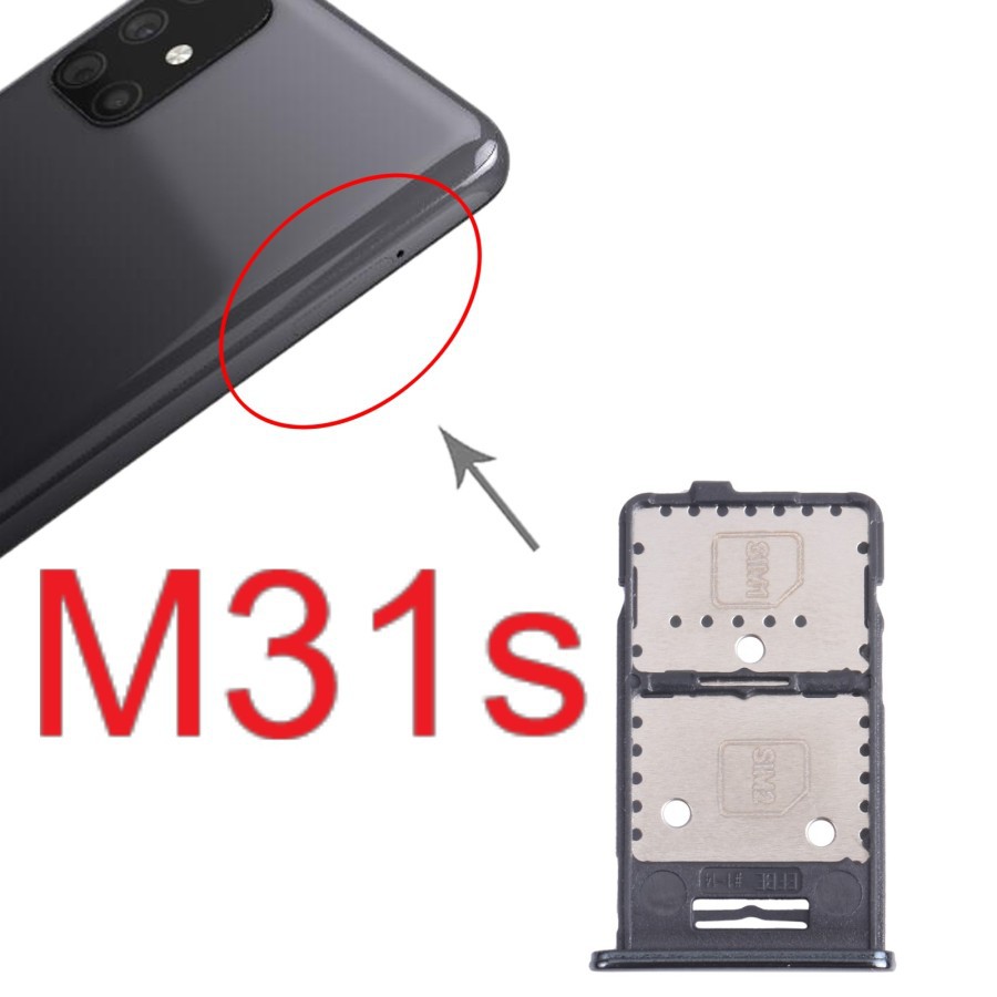 Simtray - Simlock - Tempat Kartu Sim - Samsung Galaxy M31s